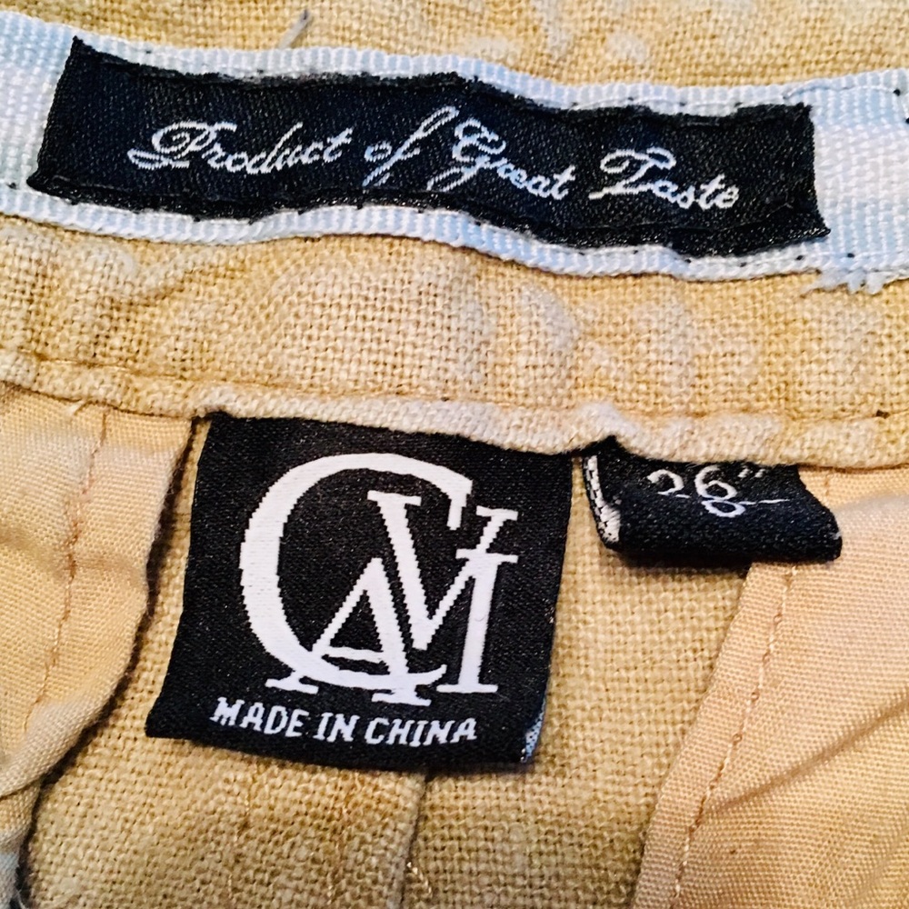 CAVI Linen Shorts Size 8 - Picture 5 of 5